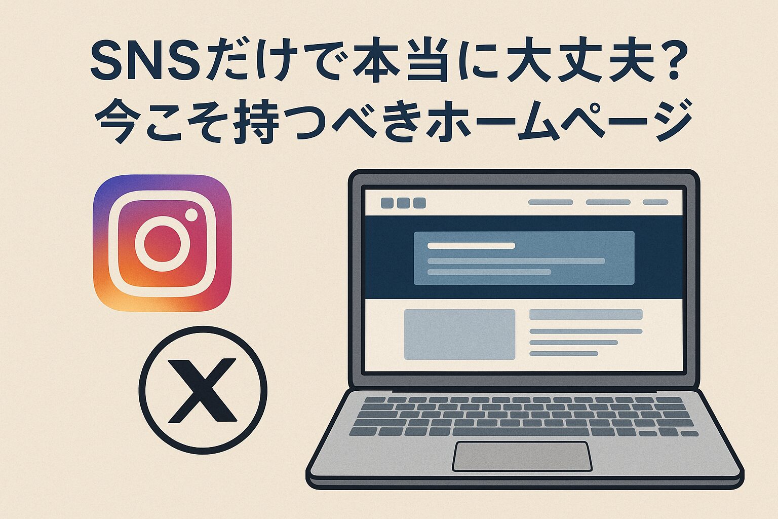 なぜ今、ホームページが必要なのか