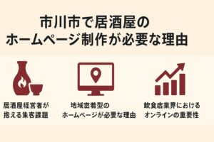 市川市で居酒屋のホームページ制作が必要な理由