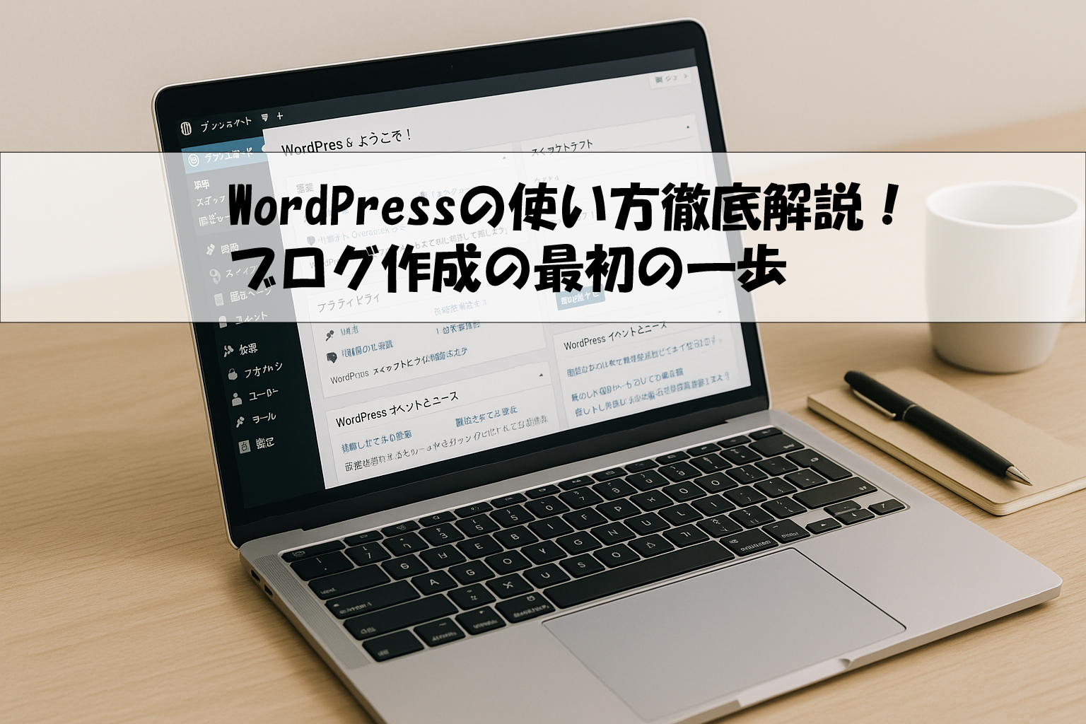 WordPressの使い方徹底解説！ブログ作成の最初の一歩