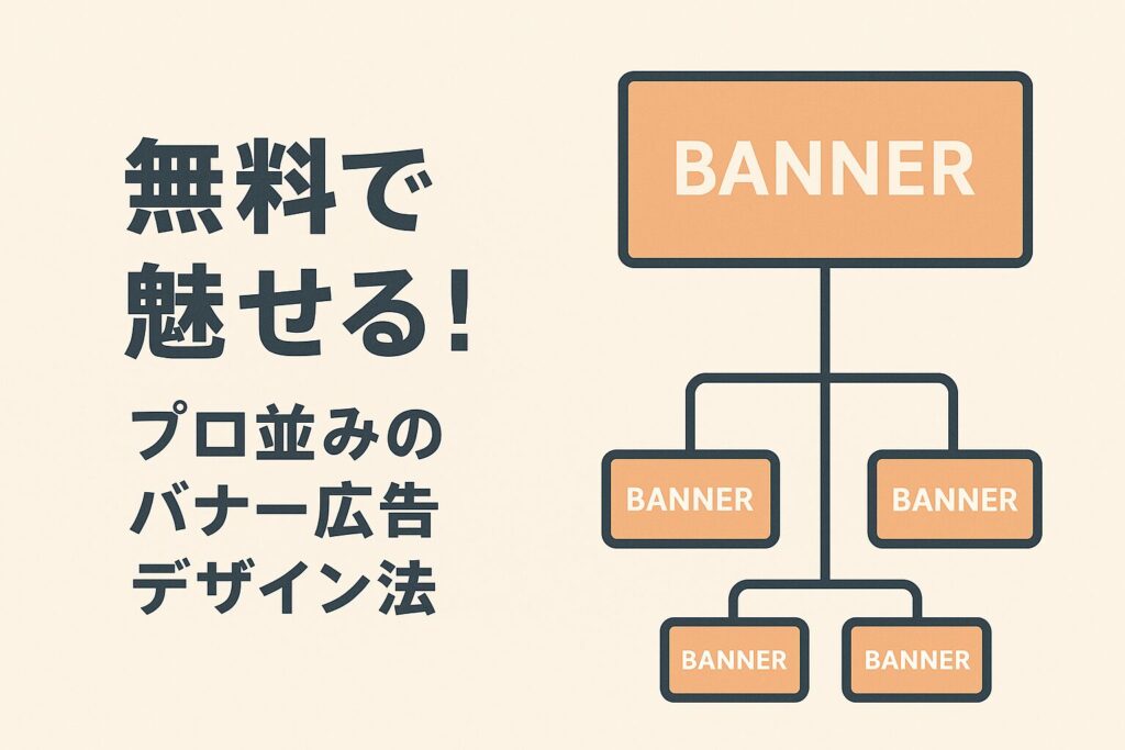 無料で魅せる！プロ並みのバナー広告デザイン法
