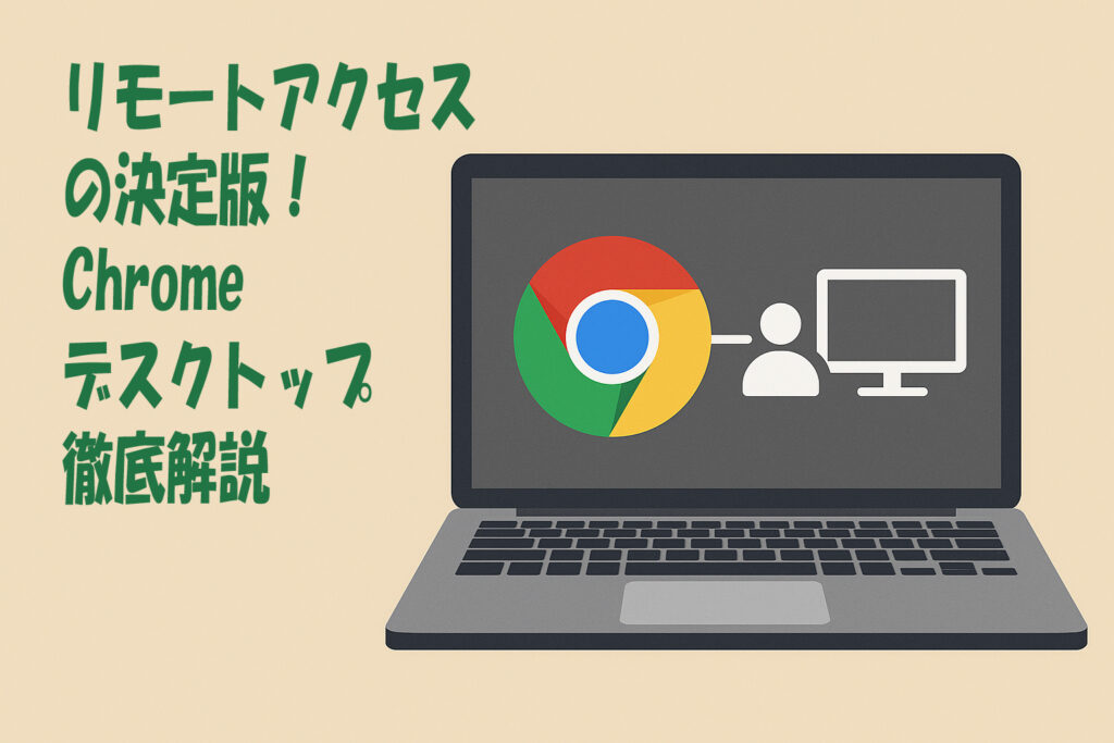 リモートアクセスの決定版！Chromeデスクトップ徹底解説