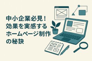 中小企業必見！効果を実感するホームページ制作の秘訣