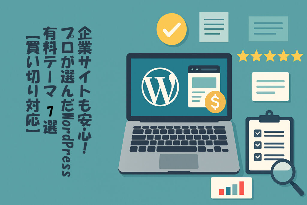 企業サイトも安心！プロが選んだWordPress有料テーマ7選【買い切り対応】