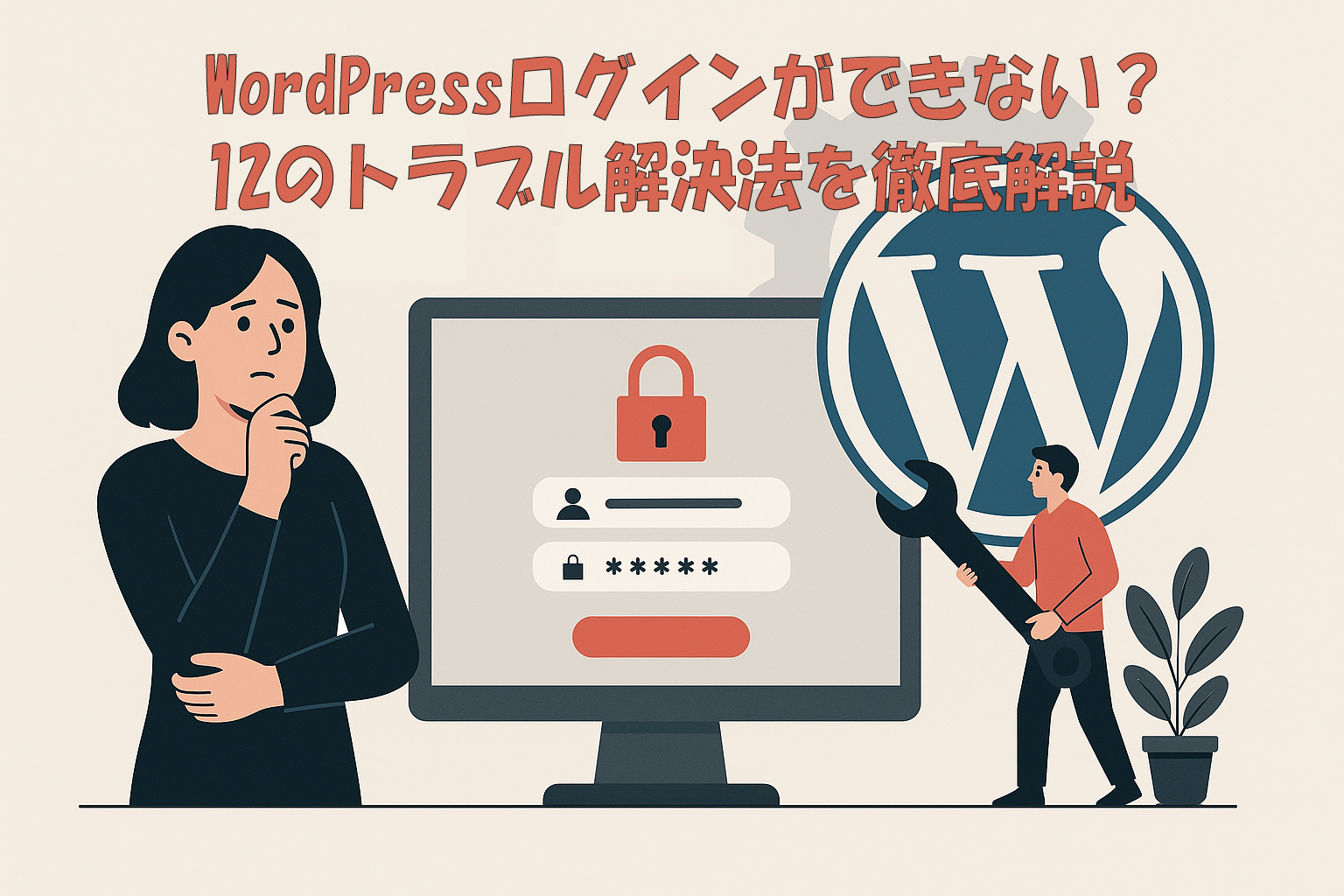 WordPressログインができない？12のトラブル解決法を徹底解説