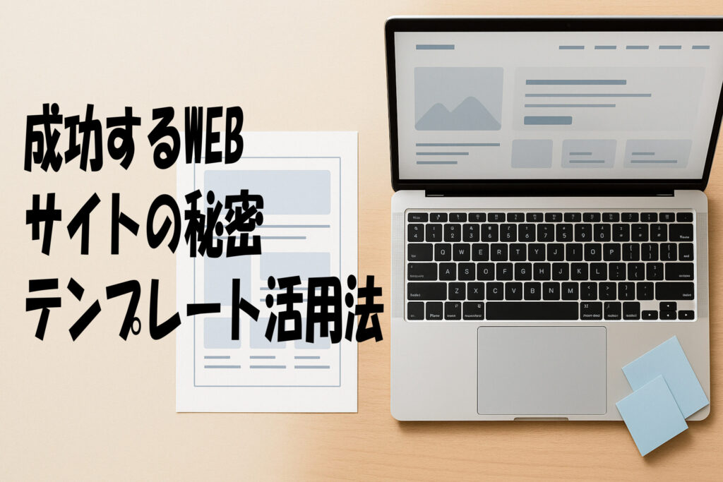 成功するWEBサイトの秘密：テンプレート活用法
