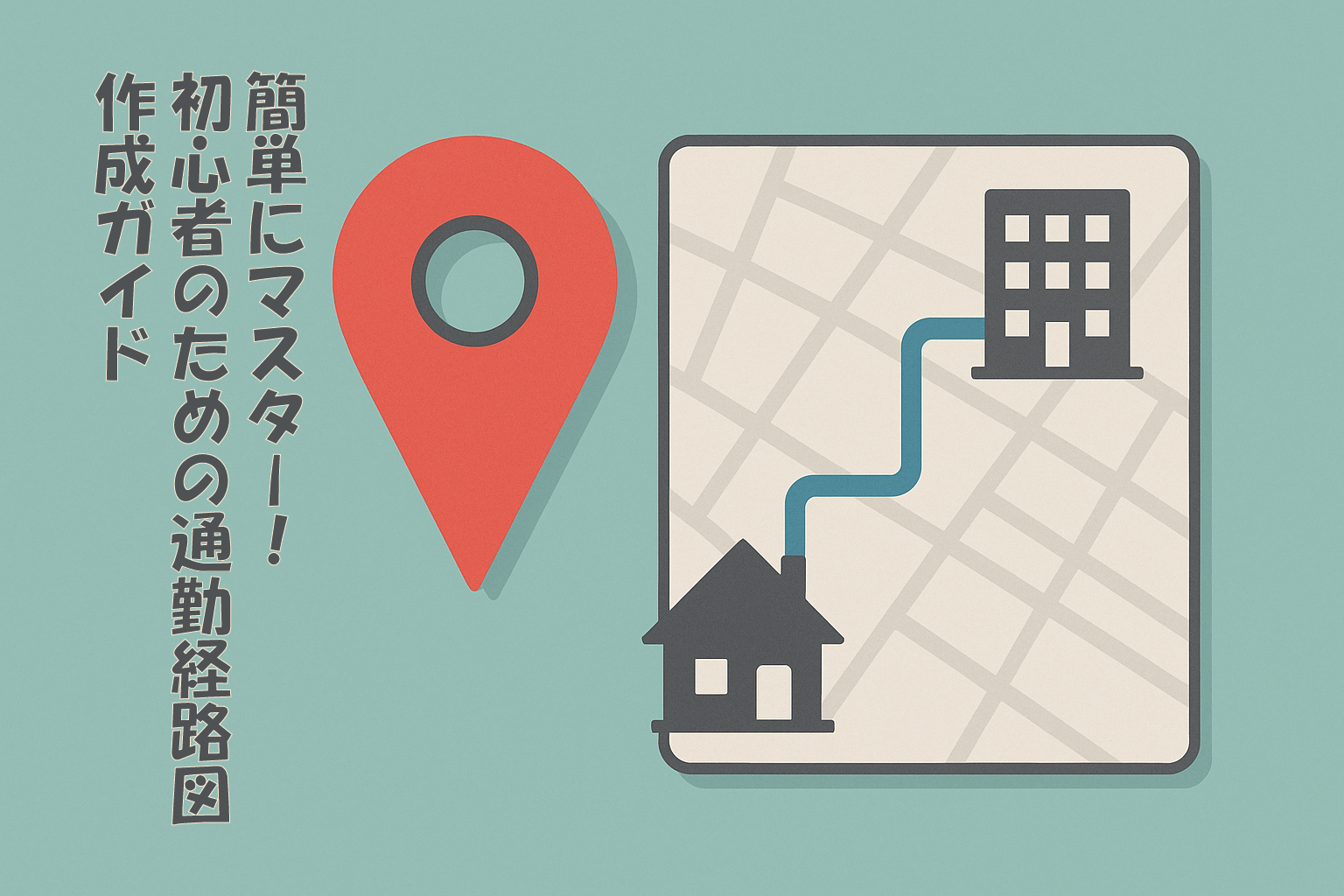 簡単にマスター！初心者のための通勤経路図作成ガイド