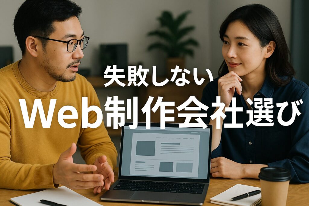 失敗しない！Web制作会社選びの7つのポイント